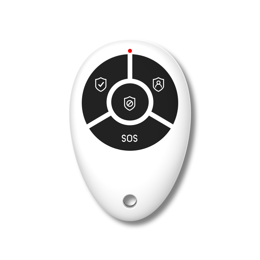 KIT allarme Wi-Fi, 4G, via radio 433 Mhz, eV1257 composto da: centrale 4G e WiFi con display 4.3", 1 rilevatore infrarossi, 1 contatto magnetico, 2 telecomandi