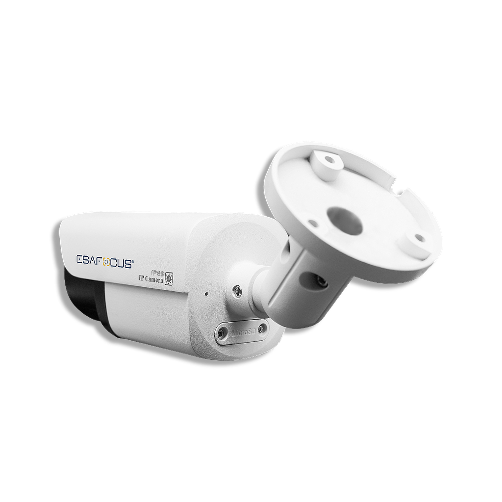 Telecamera IP Bullet 6MP - ottica fissa 2.8 F1.0 - Microfono - Slot Micro SD Card - Led Array - Dual Light - Color Full - Funzioni AI Basic [H-V]