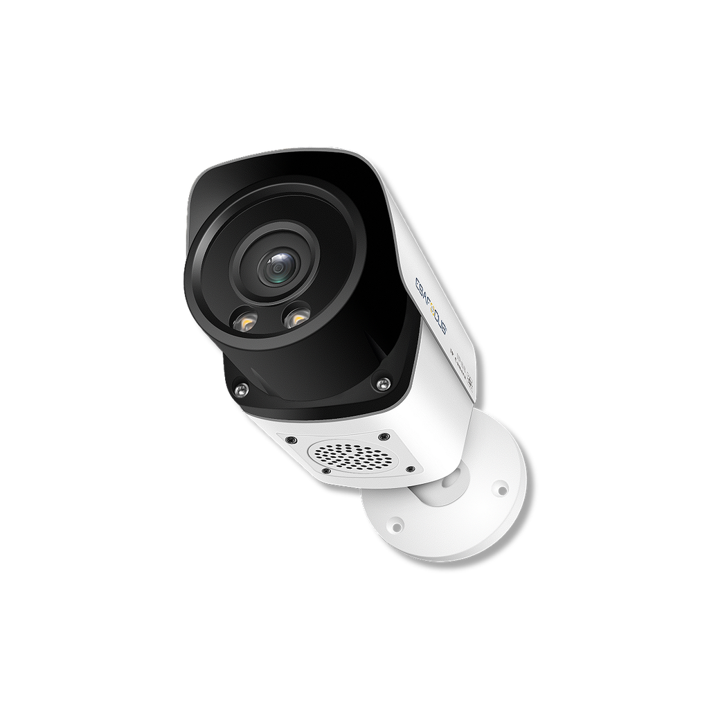 Telecamera IP Bullet 6MP - ottica fissa 2.8 F1.0 - Microfono - Slot Micro SD Card - Led Array - Dual Light - Color Full - Funzioni AI Basic [H-V]