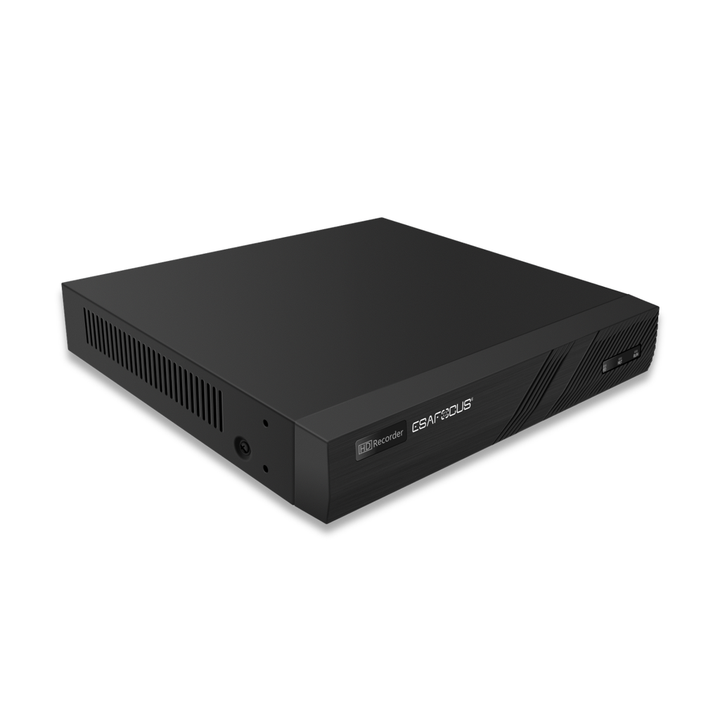 NVR 4 canali PoE 64Mbps H265 - 4K - 1 SATA - Funzioni AI Advanced