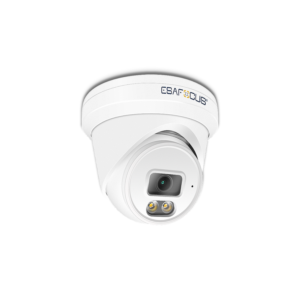 Telecamera IP Eyeball 6MP - ottica fissa 2.8 F1.0 - Microfono - Slot Micro SD Card - Led Array - Dual Light - Color Full - AI ENTRY