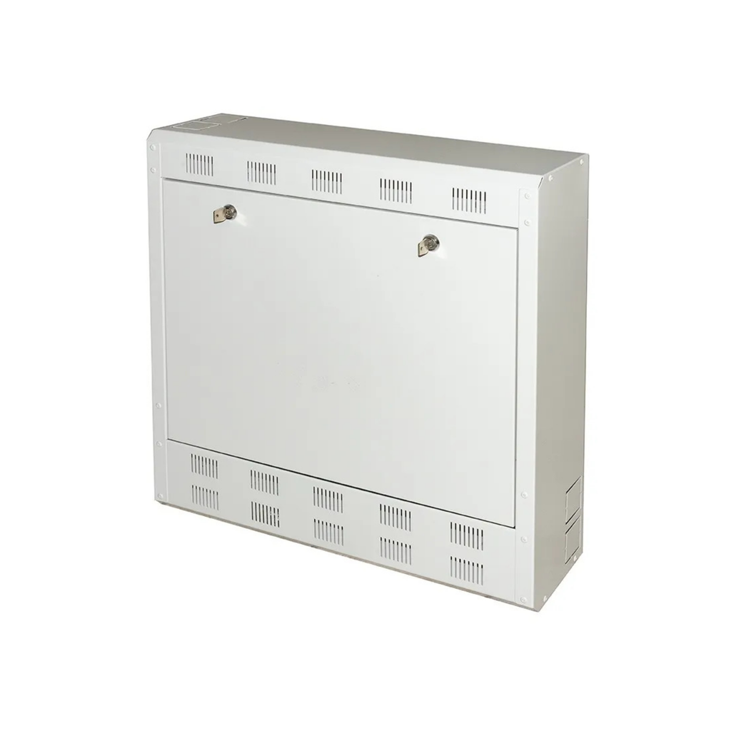 Box a muro per DVR/NVR con ripiano apribile, attacco per monitor e 2 serrature