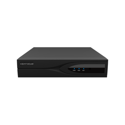 [NVR1104M-4P] NVR 4 canali PoE 80Mbps H265 - 4K - 1 SATA - Funzioni AI LITE da telecamera